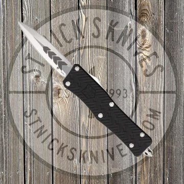 Cobratech - Black Titan M390 Dagger Not Serrated - MBLKTNM390DAGNS