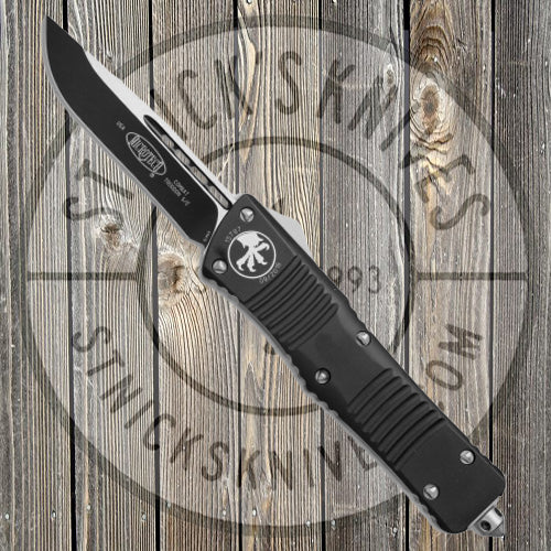 Microtech - Combat Troodon - Black Standard - Single Edge - Black Chassis - 143-1