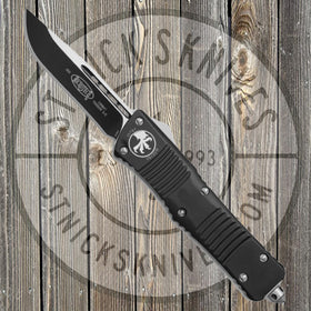 Microtech - Combat Troodon - Black Standard - Single Edge - Black Chassis - 143-1