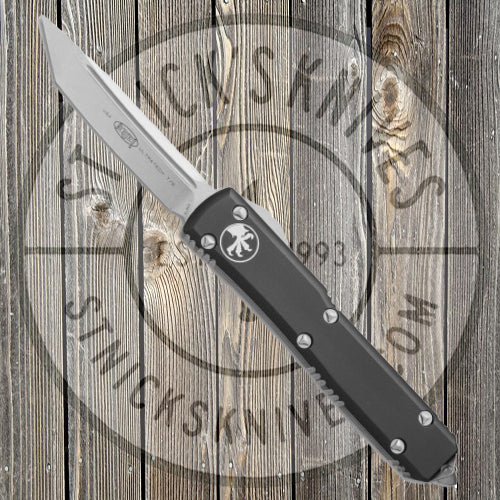 Microtech - Ultratech - T/E - Stonewash Standard - Black Chassis - 123-10