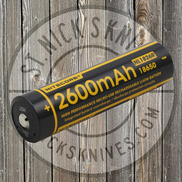 Nitecore - 18650 - Rechargeable - NL1826R