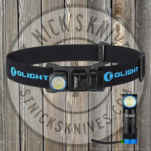 Olight - H1R Nova Cool White - 600 Lumen - LED Rechargeable Flashlight w/ Headband - OL-H1R-CW