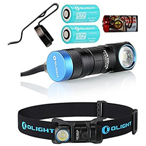 Olight - H1R Nova Neutral White - 600 Lumen - LED Rechargeable Flashlight w/ Headband - OL-H1R-NW