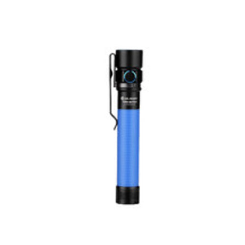 Olight - S2A Baton - 550 Lumen - Blue - LED Tactical Flashlight w/ AA - LumenTac Holster - OL-S2A-BL