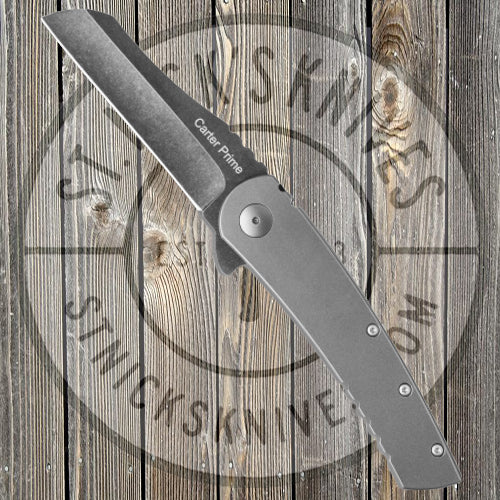 Ontario - Carter Prime Folder - Frame Lock - Flipper - Titanium - D2 - 8875