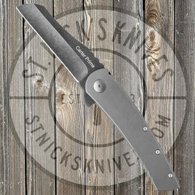 Ontario - Carter Prime Folder - Frame Lock - Flipper - Titanium - D2 - 8875