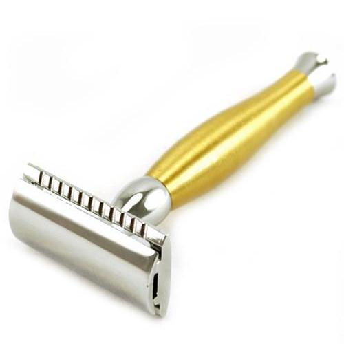 Parker - Chrome and Brushed Brass Safety Razor - 48R