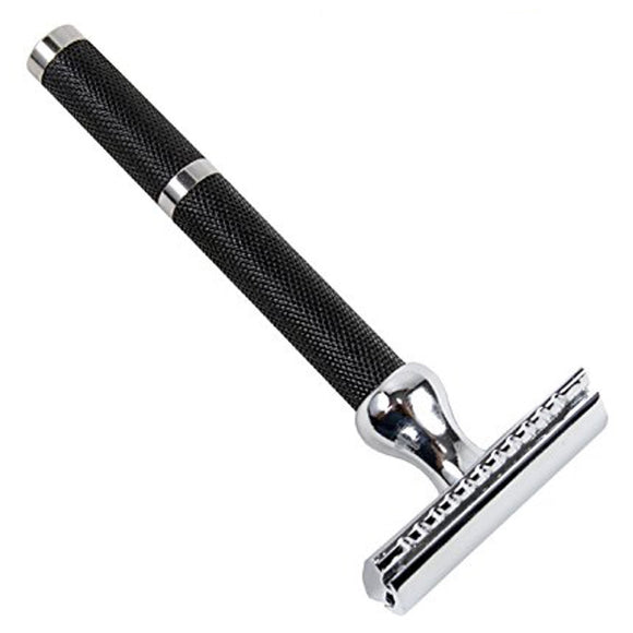 Parker - Safety Razor - 3 Piece - Black Handle - 71R