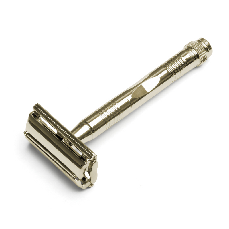 Parker - Safety Razor - Butterfly Open - Chrome Plated - Long - 90R