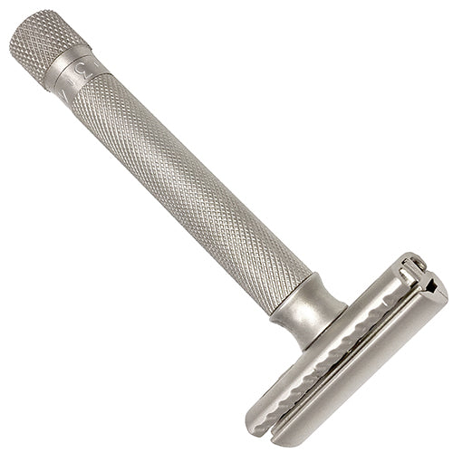 Parker - Safety Razor - Satin Chrome - Variant Adjustable Razor - VARSC