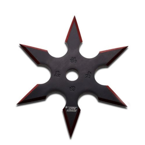 Perfect Point - Throwing Star - 6 Point - Red/Black - 90-22RB