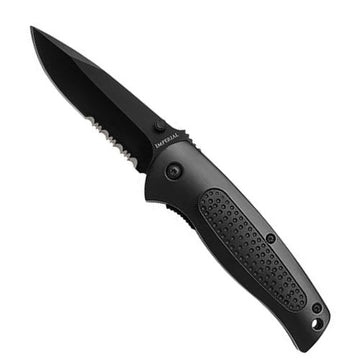 Schrade - Imperial - Medium Liner Lock - Blade Blade - Serrated - IMP100MBSCP
