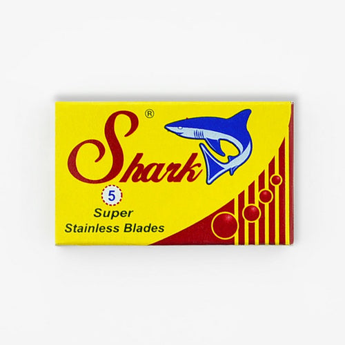 Shark - Stainless Steel Double Edge (DE) Blades - 5 count - SHARKS-PAK