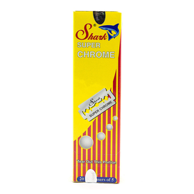 Shark - Super Chrome Double Edge (DE) Blades - 100 count - SHARKSC