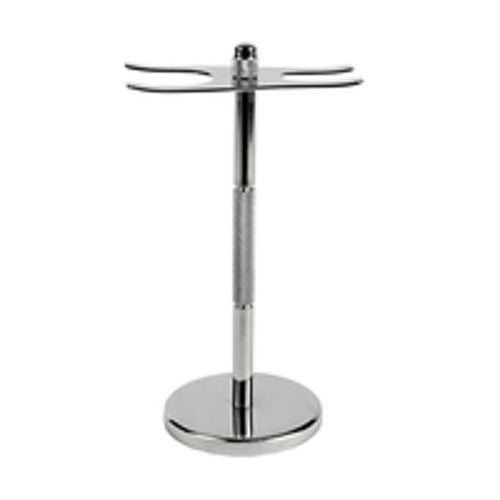 Shave Stand - Stainless Steel - 2 Prong Razor & Brush Stand - SSST2