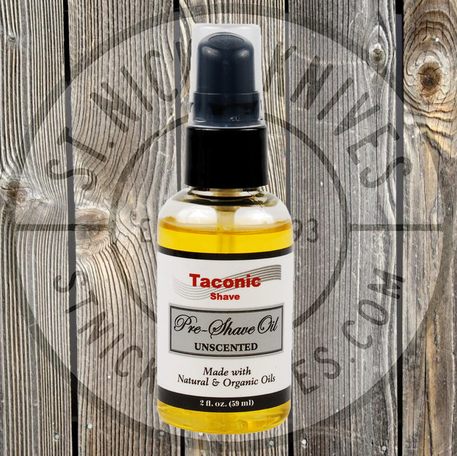Taconic Shave - Unscented Organic - Pre- Shave Oil - TSUNSO