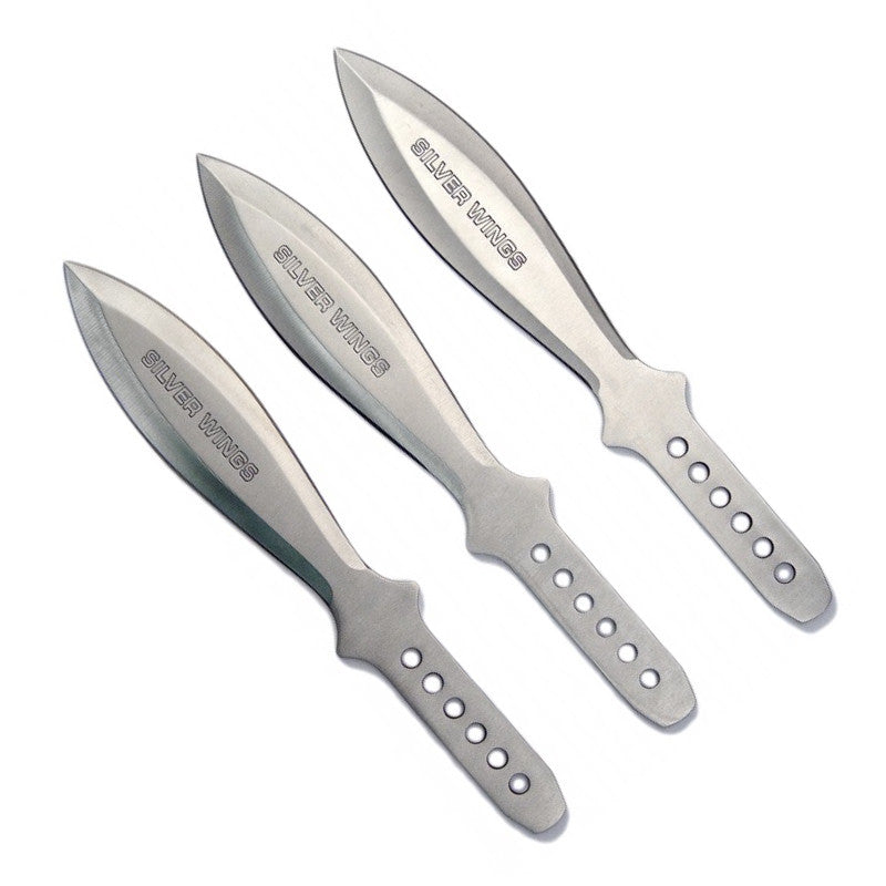 Throwing Knives - 5.5in - 3pcs - Silver Wing - A1030-3-A
