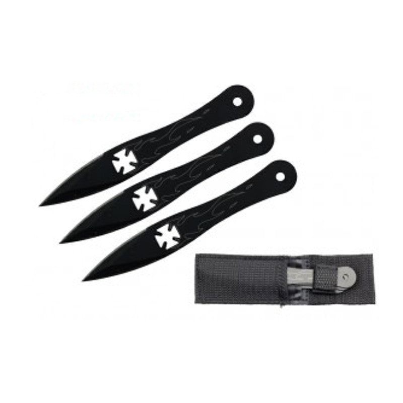 Throwing Knives - 5.5in - 3pcs - Silver Wing - A1030-3-F