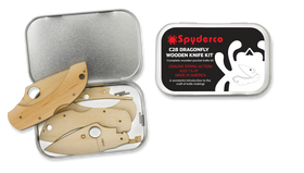 Spyderco Dragonfly 2 Wooden Knife Kit - WDKIT1