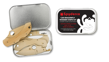 Spyderco Dragonfly 2 Wooden Knife Kit - WDKIT1