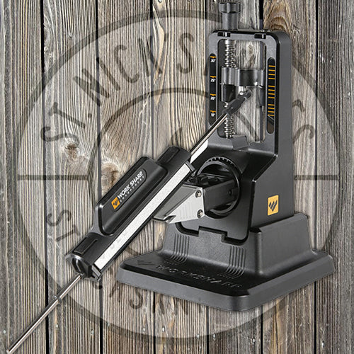 Work Sharp Precision Adjust Knife Sharpener with Tri-Brasive - WSBCHPAJ - SNK/WTO - Home Office