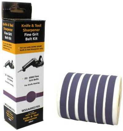 Work Sharp - Belt Accessory Kit - Fine 6000 - 6 Belts - WSSA0002705