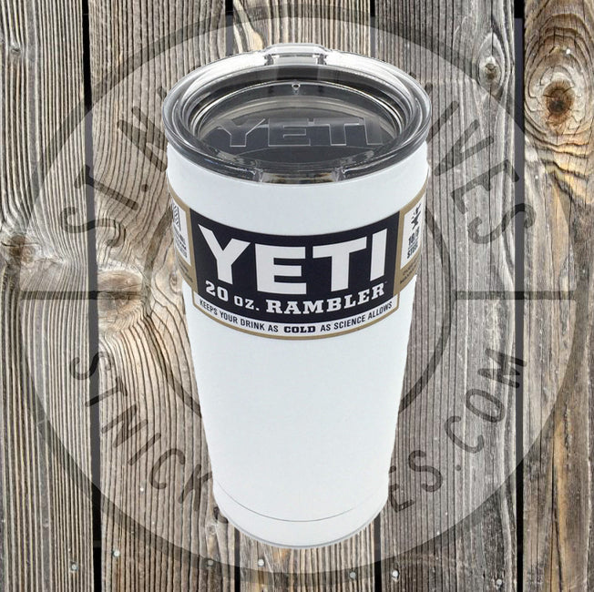 YETI® White Rambler® 20-ounce Tumbler