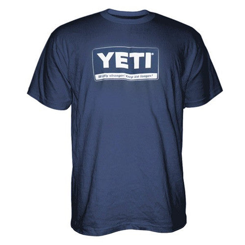 YETI Coolers - Billboard T-Shirt - Navy - Medium - YTSBBNBM