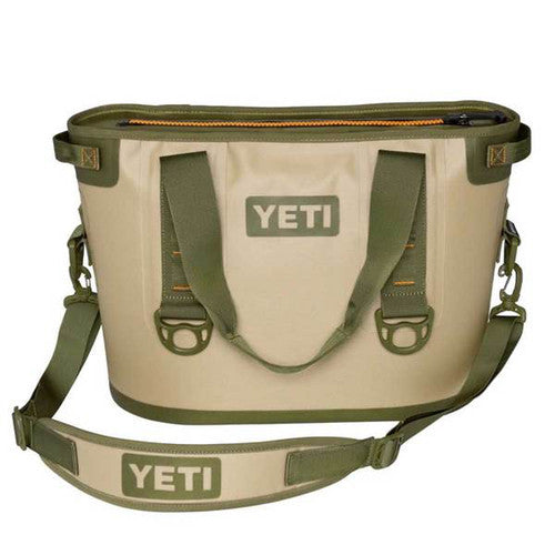 YETI Coolers - Hopper 20 - 20qt - Field Tan & Blaze Orange - YHOP20T