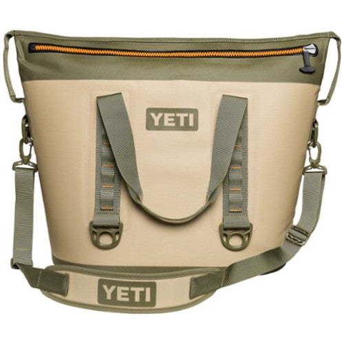 YETI Coolers - Hopper 40 TWO - 40qt - Field Tan & Blaze Orange - 18040150000
