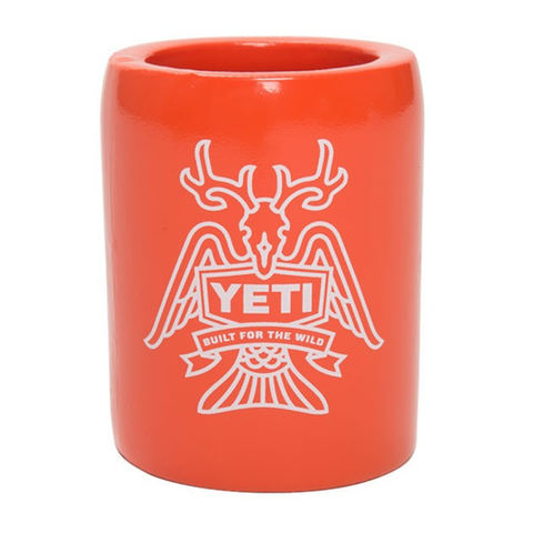 YETI Coolers - Horn, Fin and Feather- Can Insulator - Orange - YKSHFF