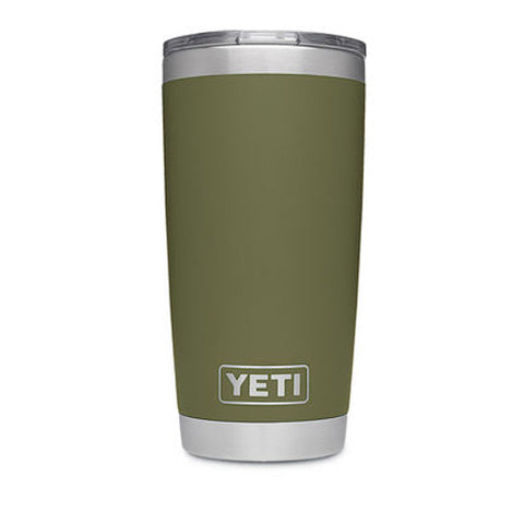 YETI Coolers - Tumbler - 20oz - Rambler w/ MagSlider Lid - Duracoat - Olive Green - 21070060019