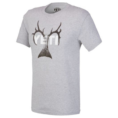 YETI Coolers - Whitetail Redfish Combo T-Shirt - Gray - Large -YTSWRGRL