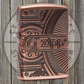 Zippo - Armor Antique Copper Zippo Gears - 29523 - SNK/WTO - Home Office