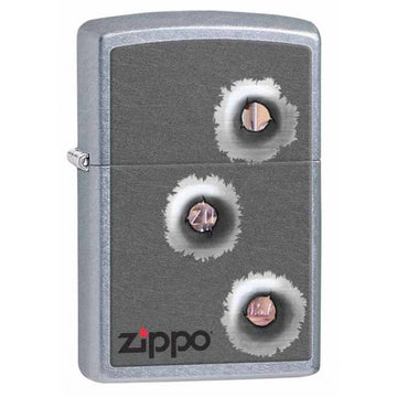 Zippo - Bullet Holes Chrome Lighter - 28870
