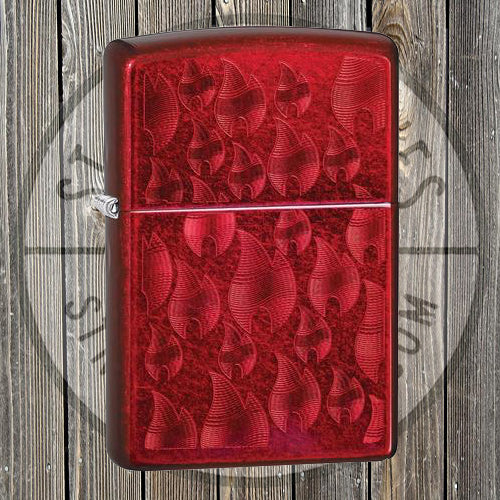 Zippo - Candy Apple Red, Iced - 29824