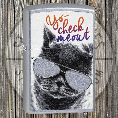 Zippo - Cat With Glasses - 29619