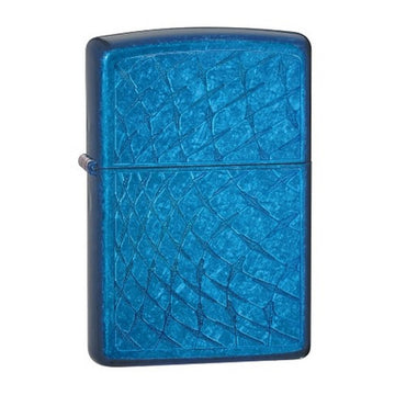 Zippo - Cerulean Iced Diamond Plate Lighter - 28341
