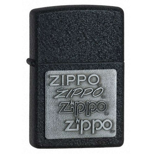 Zippo - Emblem Black Crackle - 363