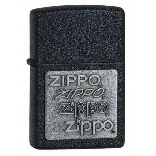 Zippo - Emblem Black Crackle - 363