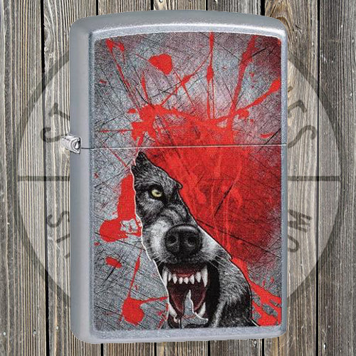 Zippo - Grunge Howling Wolf - 29344