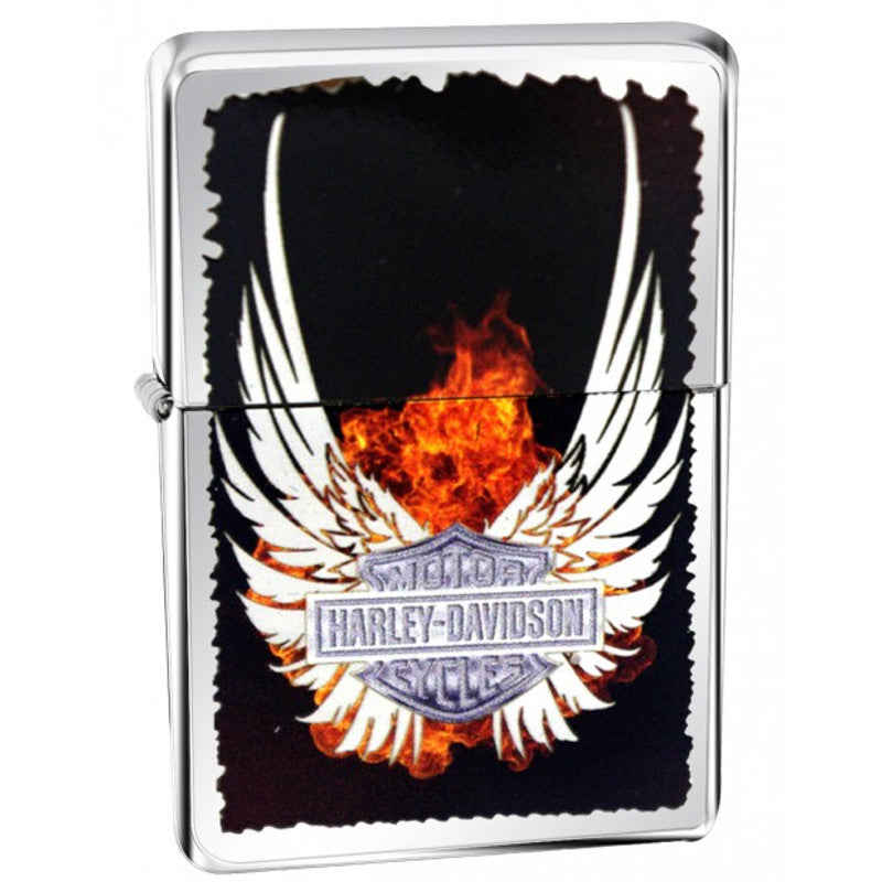 Zippo - Harley Davidson Flame Wings Lighter - 28824
