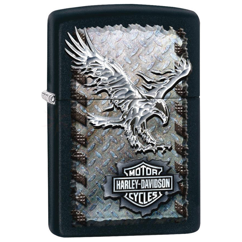 Zippo - Harley Davidson Iron Eagle - Black Matte Lighter - 28485
