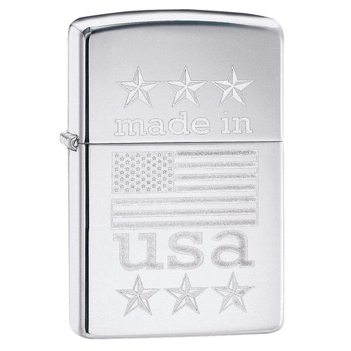 Zippo - Made in USA with Flag - 29430