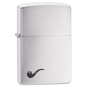 Zippo - Pipe Lighter, Brushed Chrome - 200PL