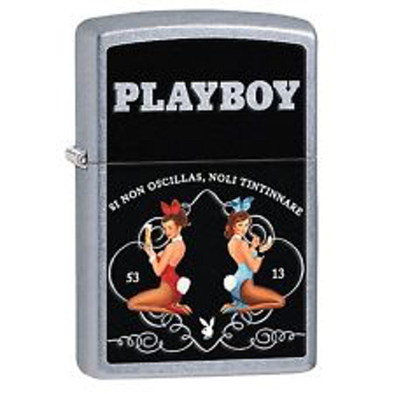 Zippo - Red and Blue Playboy Bunnies Lighter - 28839