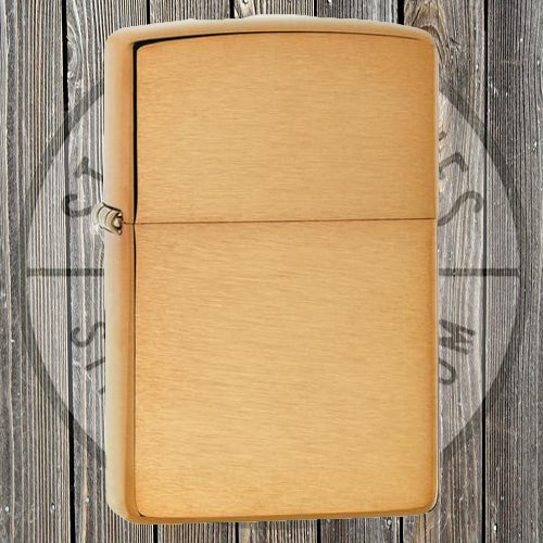 Zippo - Regular BR Finish Brass WO/SB - 204B