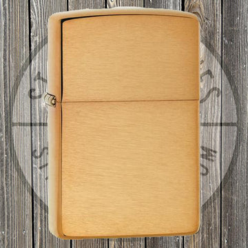 Zippo - Regular BR Finish Brass WO/SB - 204B