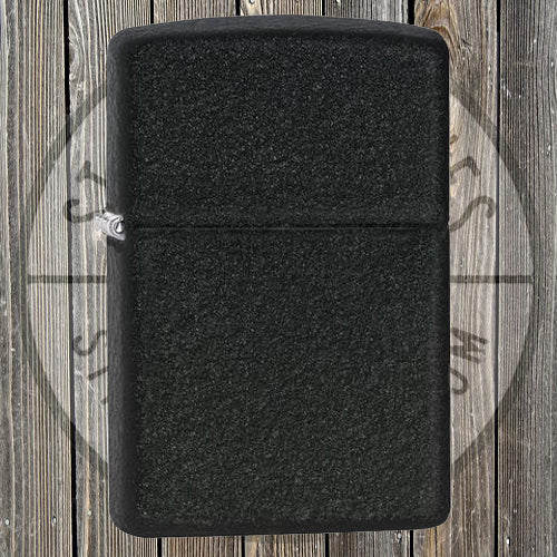 Zippo - Regular Black Crackle - 236