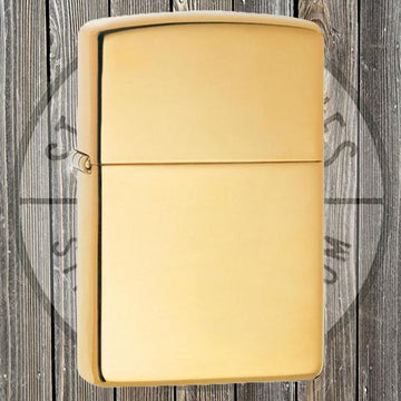 Zippo - Regular High Polish Brass WO/SB - 254B